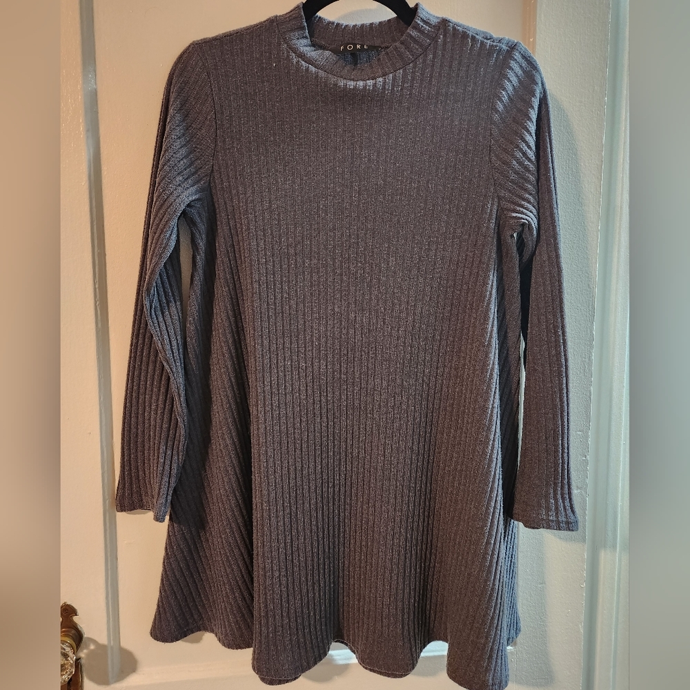 Slate tunic sweater
